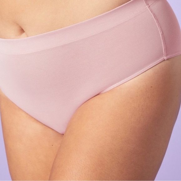 Yitty Mesh Me Crotchless Cheeky Hipster Panty Size XL Pink NWT - Picture 8 of 8